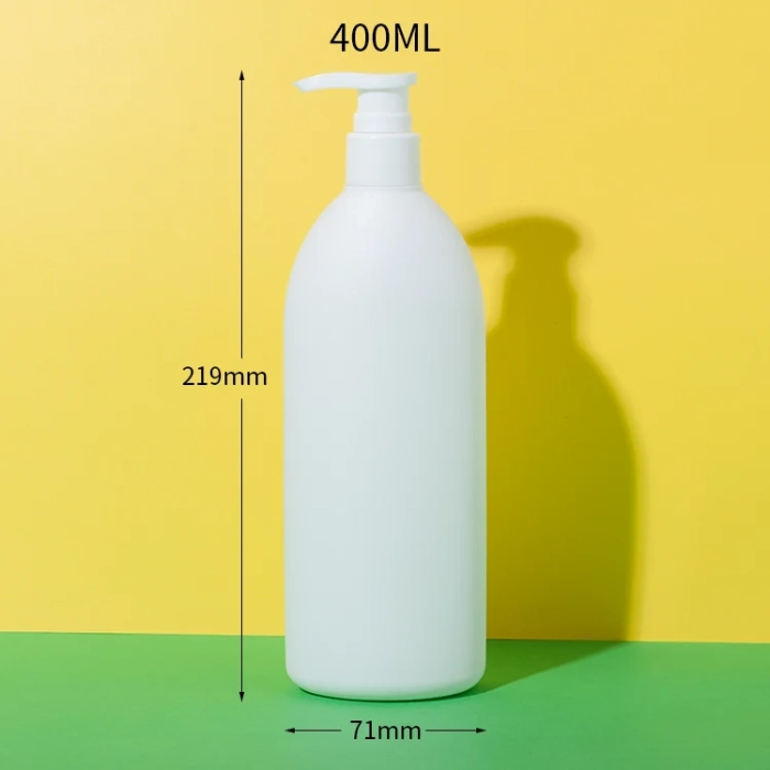 hdpe plastic 400ml shampoo bottle - 2