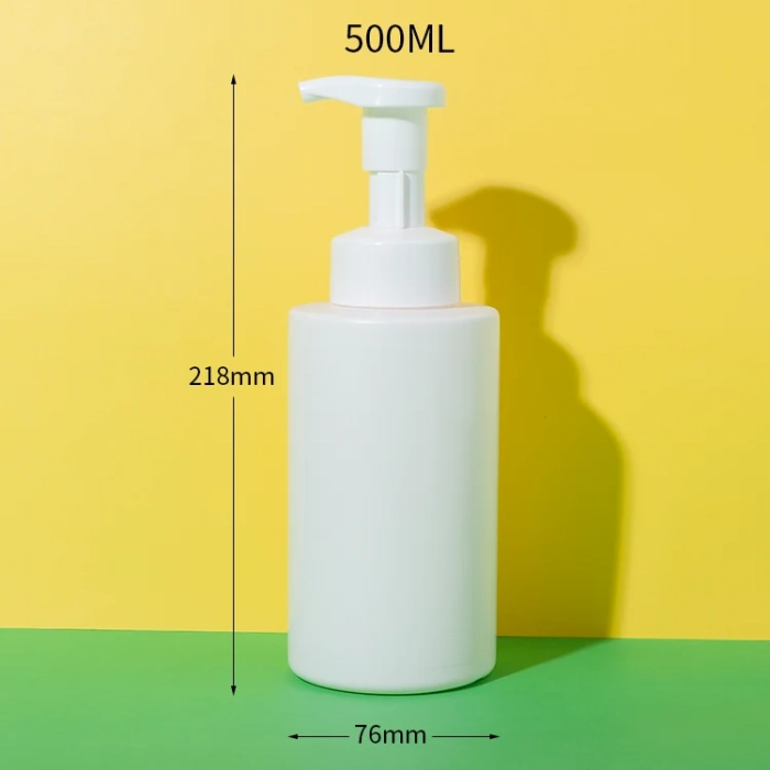 hdpe plastic 500ml foam shampoo bottle - 2