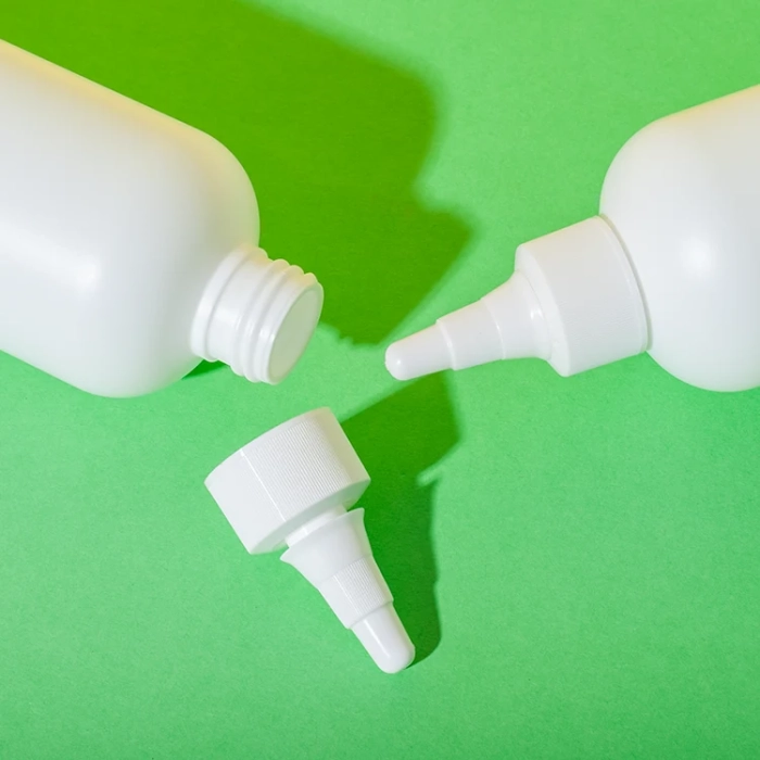 hdpe plastic hair oil bottle applicator 200ml - 4