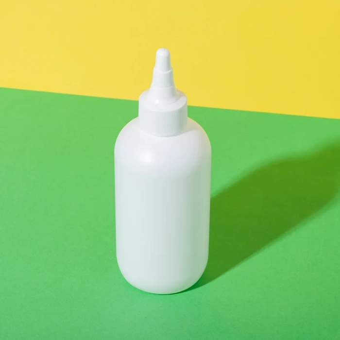 hdpe plastic hair oil bottle applicator 200ml - 5