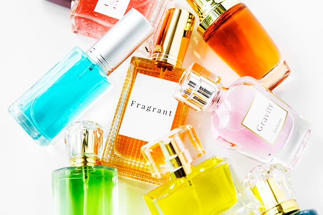 multiple perfume bottles - 1