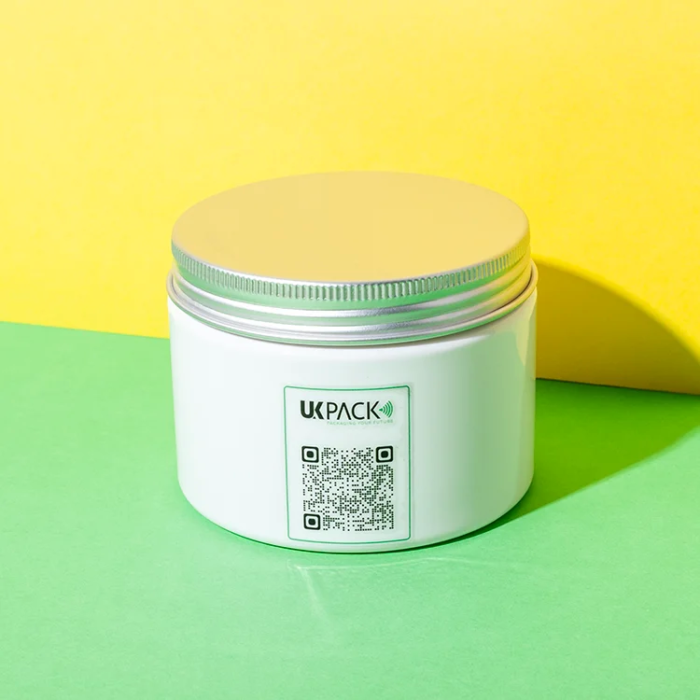 PET 300g cosmetic jar with aluminum lid - 1