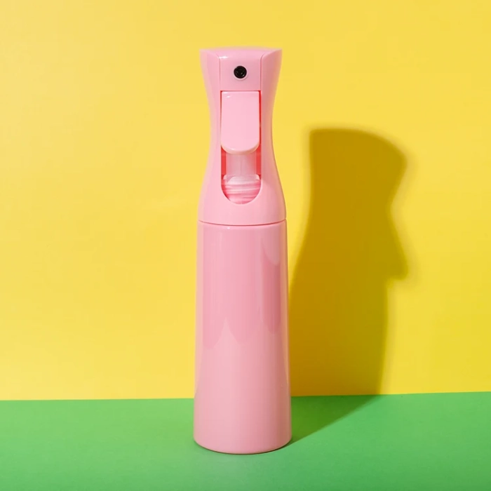 pet 300ml pink continuous spray bottle - 3