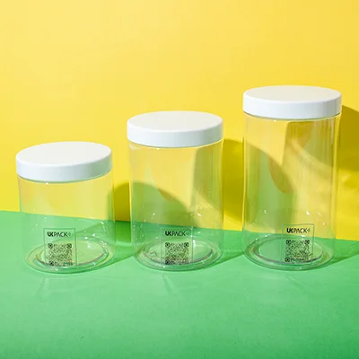 PET 600ml 750ml 960ml body butter jar - 1