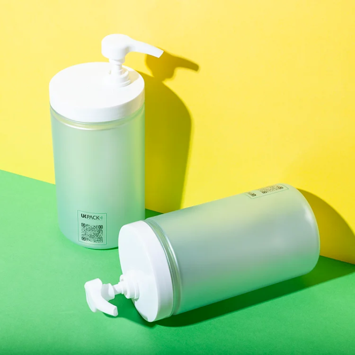 PET 960ml cosmetic pump jar - 3