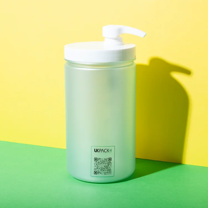 PET 960ml cosmetic pump jar - 4