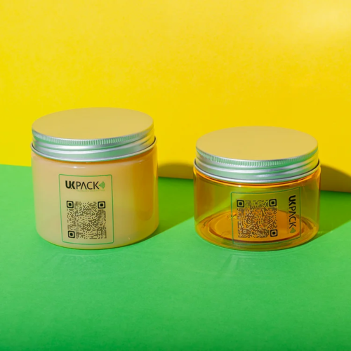 PET cosmetic jar with aluminum lid 150ml and 200ml - 2