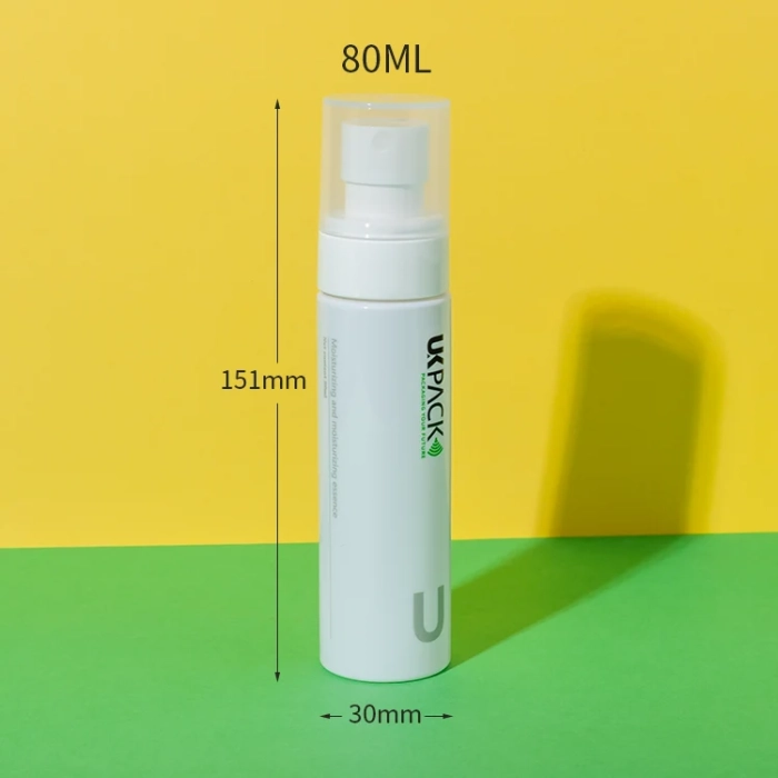 pet plastic hair oil spray bottle 80ml - 2