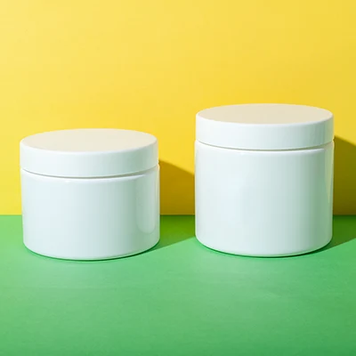 pet plastic hair souffle container 300ml 400ml - 4