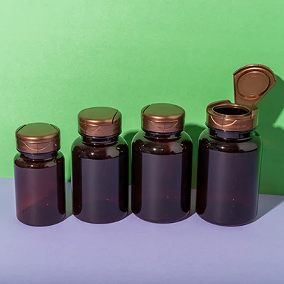 PET plastic Vitamin bottle packaging 100cc 150cc 175cc 200cc - 3