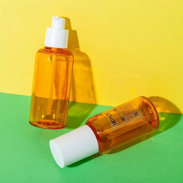 petg hair oil orange bottle 80ml 100ml - 2
