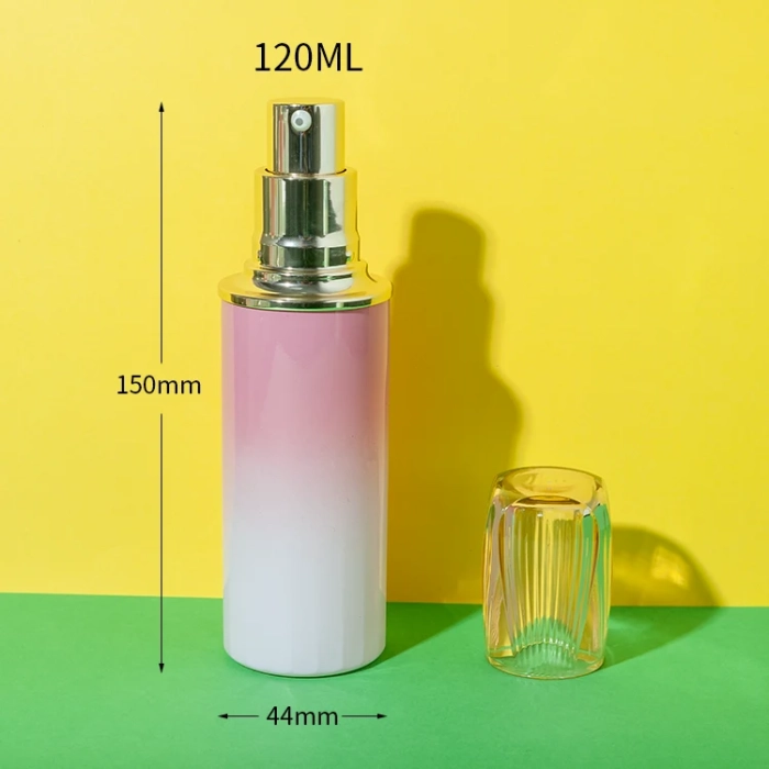 petg pink hair oil bottle 120ml - 1