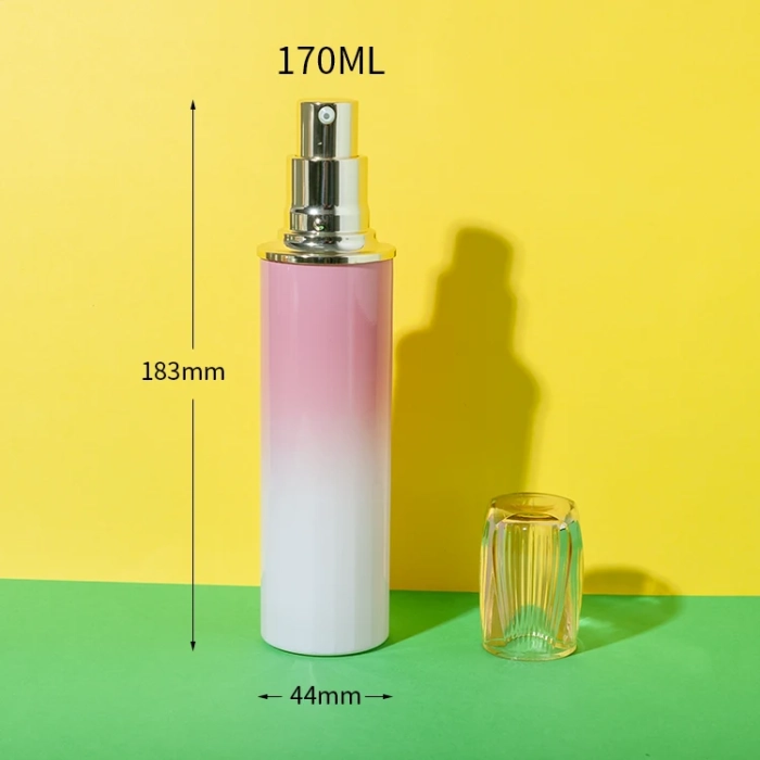 petg pink hair oil bottle 170ml - 1