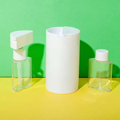 petg refillable dual chamber lotion bottle - UKL0913