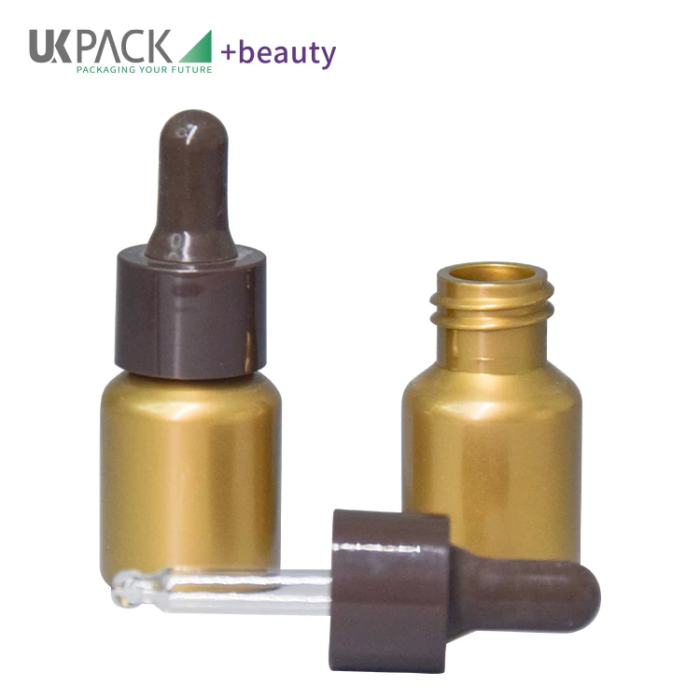 plastic gold 15ml dropper bottle for cbd oil-3
