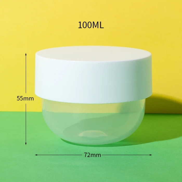 pp plastic hair cream container 100ml - 1