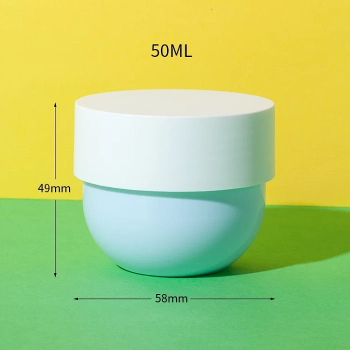 pp plastic hair cream container 50ml - 1