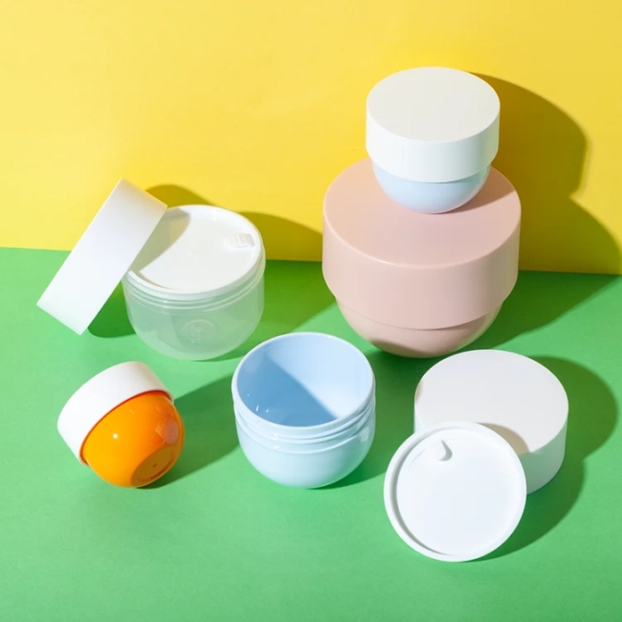 pp plastic hair cream containers - 1