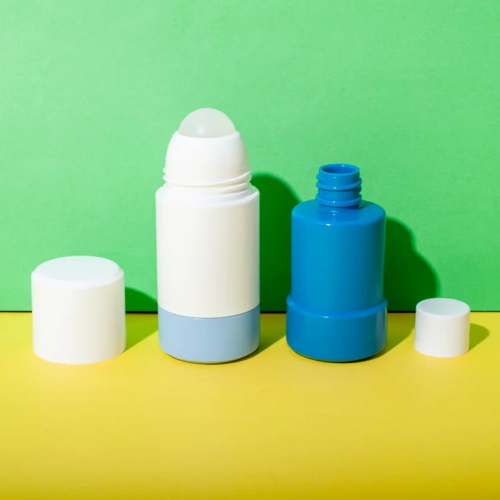 pp plastic refillable roll on deodorant bottles 50g and 75g - UKDS08