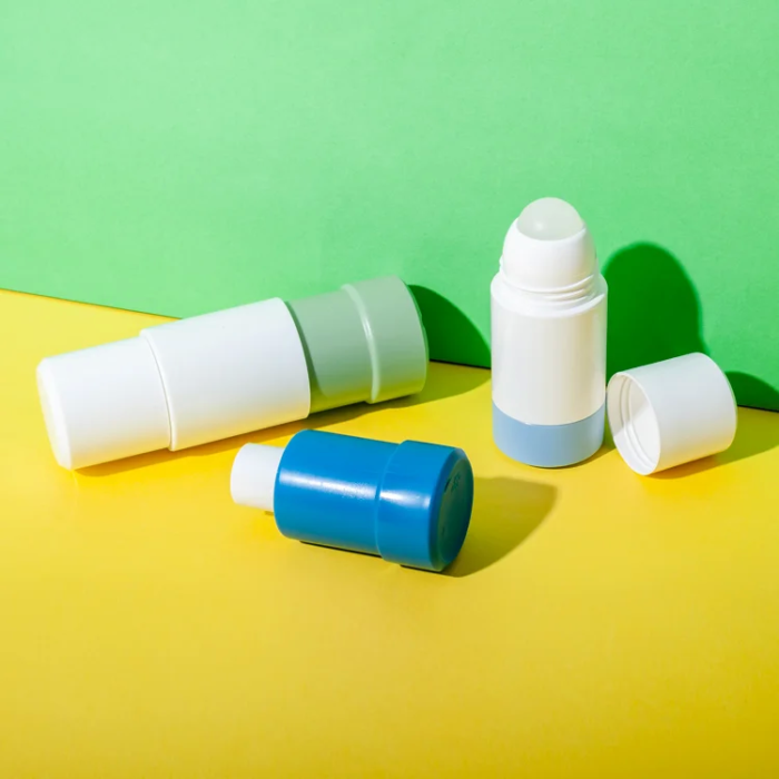 pp refillable deodorant roll on bottles 50g and 75g - UKDS08