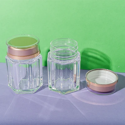 PS clear hexagon supplement bottle 50ml - 6