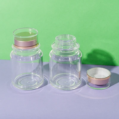 ps plastic clear pill bottle 50ml - 6