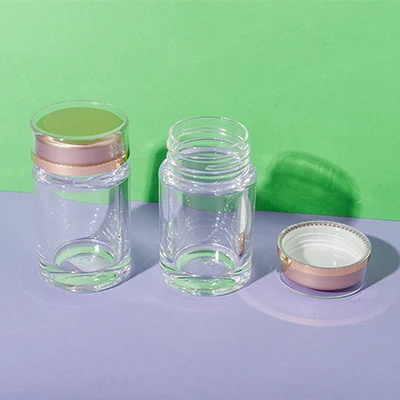 ps plastic clear supplement bottle 45ml - 6