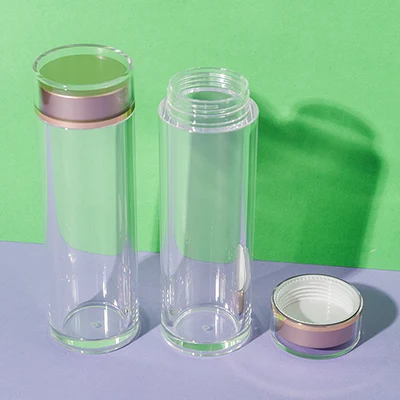 ps plastic clear supplement bottle 70ml - 6