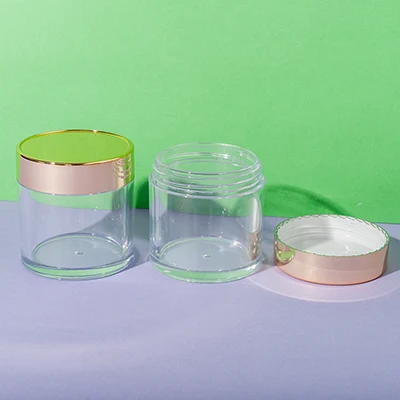 ps plastic clear supplement jar 50ml - 6