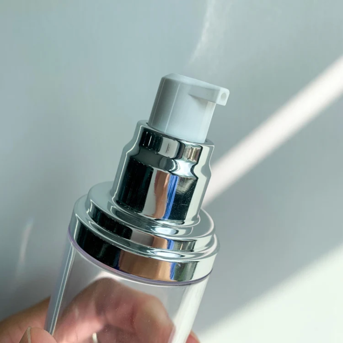 pump head of aluminum airless bottles