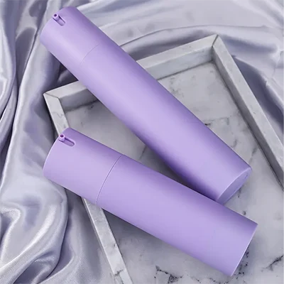 purple airless bottles - 1
