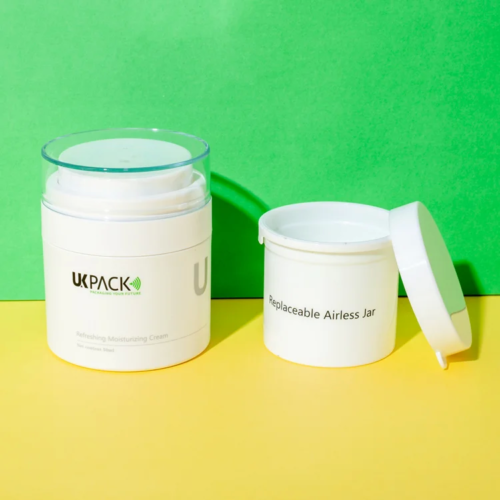 refillable airless cosmetic jar - 1