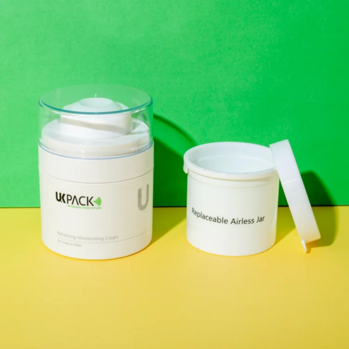 refillable airless pump cream jar 15ml 30ml 50ml - 1