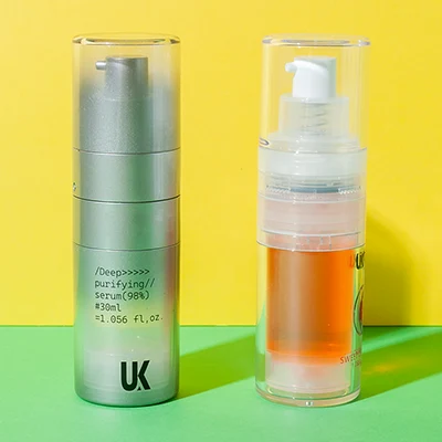 refillable dual chamber duo-mix airless bottle – 006 refillable dual chamber duo-mix airless bottle - 006