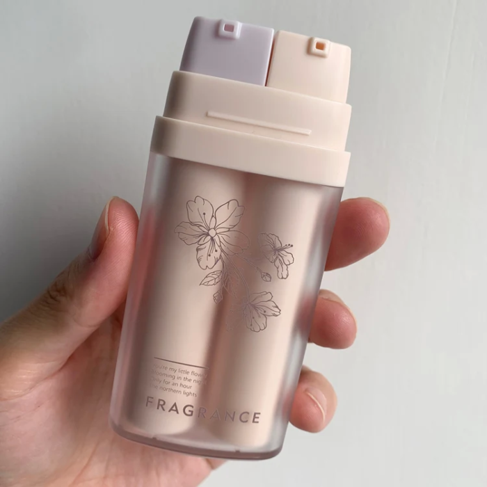 screen printing on dual chamber airless bottle