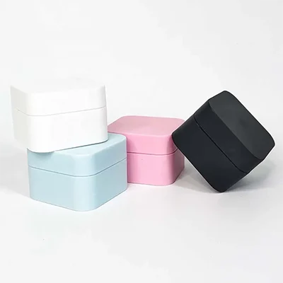 square cosmetic jars - 1