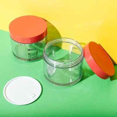 thick wall PET 240ml body butter container - 1