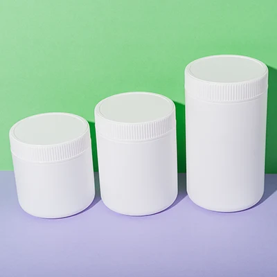 white HDPE plastic 280cc 380cc 550cc supplement bottles - 7