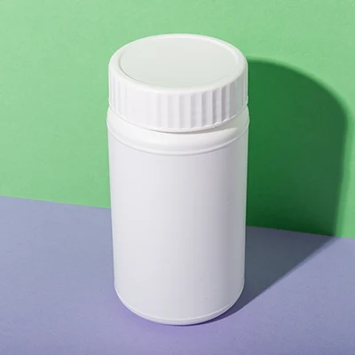 white HDPE plastic 280cc Vitamin C bottle - 7