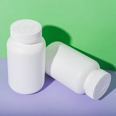 white HDPE plastic 500cc sports nutrition bottle - 7